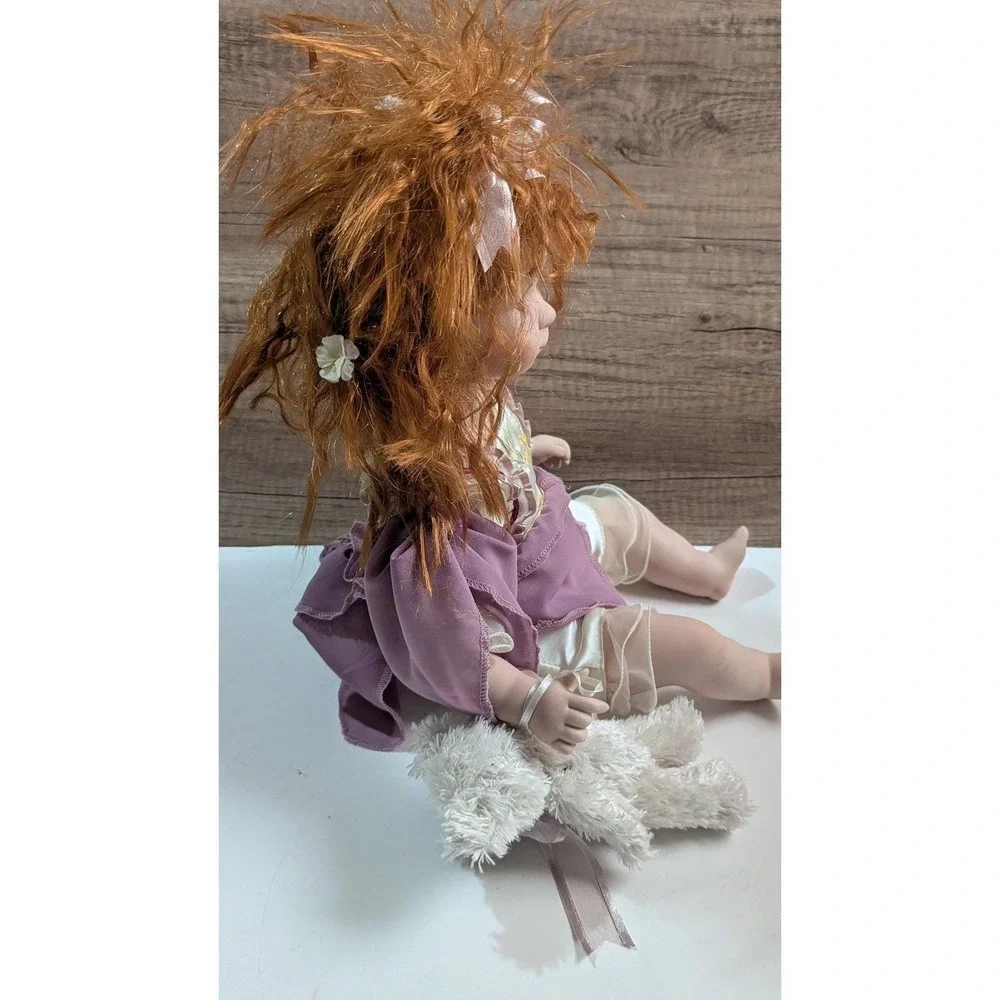Duck House Heirloom Doll Limited Edition 1357/5000 Red Hair Porcelain Teddy Bear